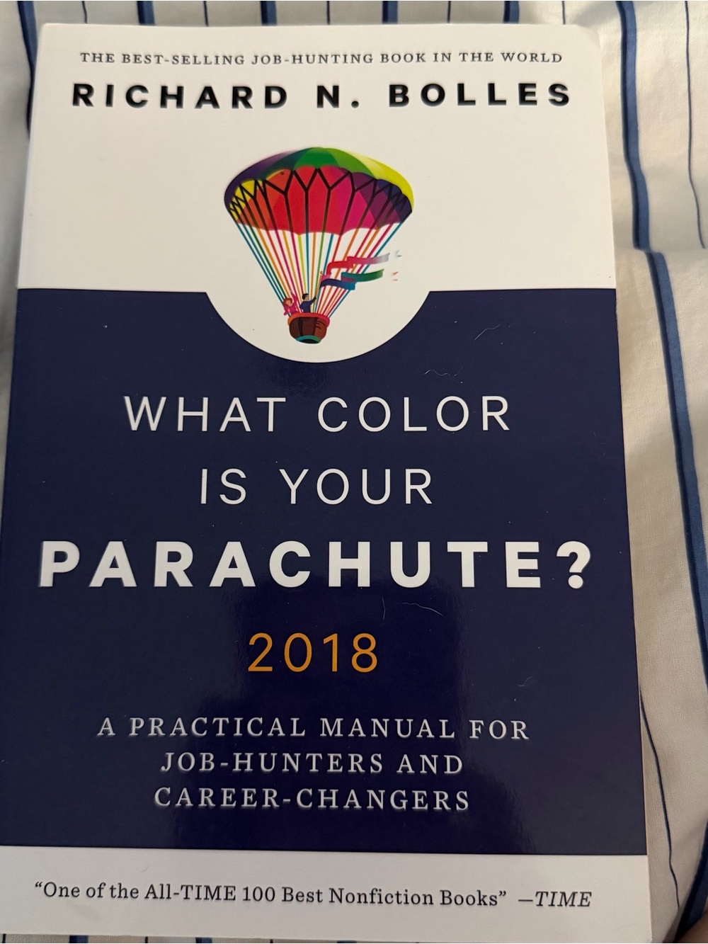 What Color Is Your Parachute? — Navy & White Cover by
